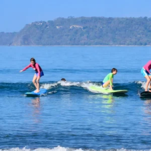 Surf Lessons in Papagayo By Boat